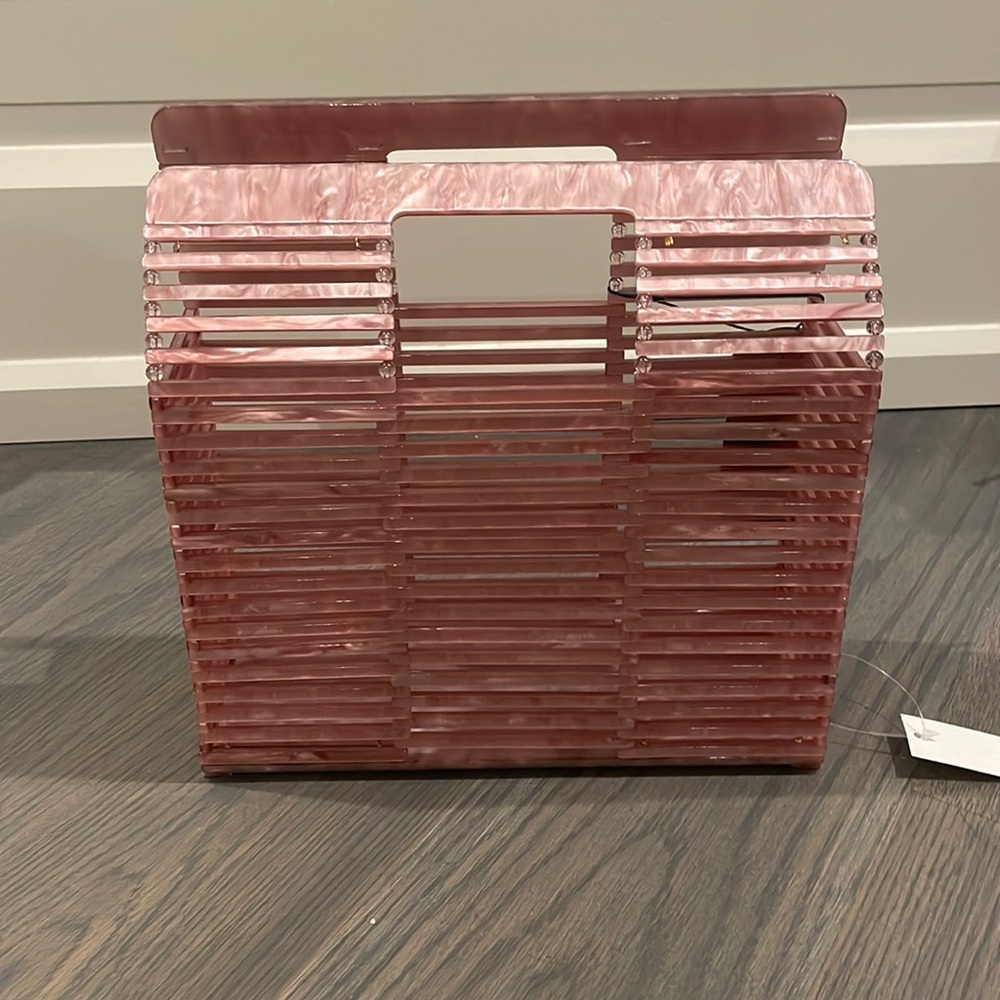 Pink Rachel Zoe beach bag